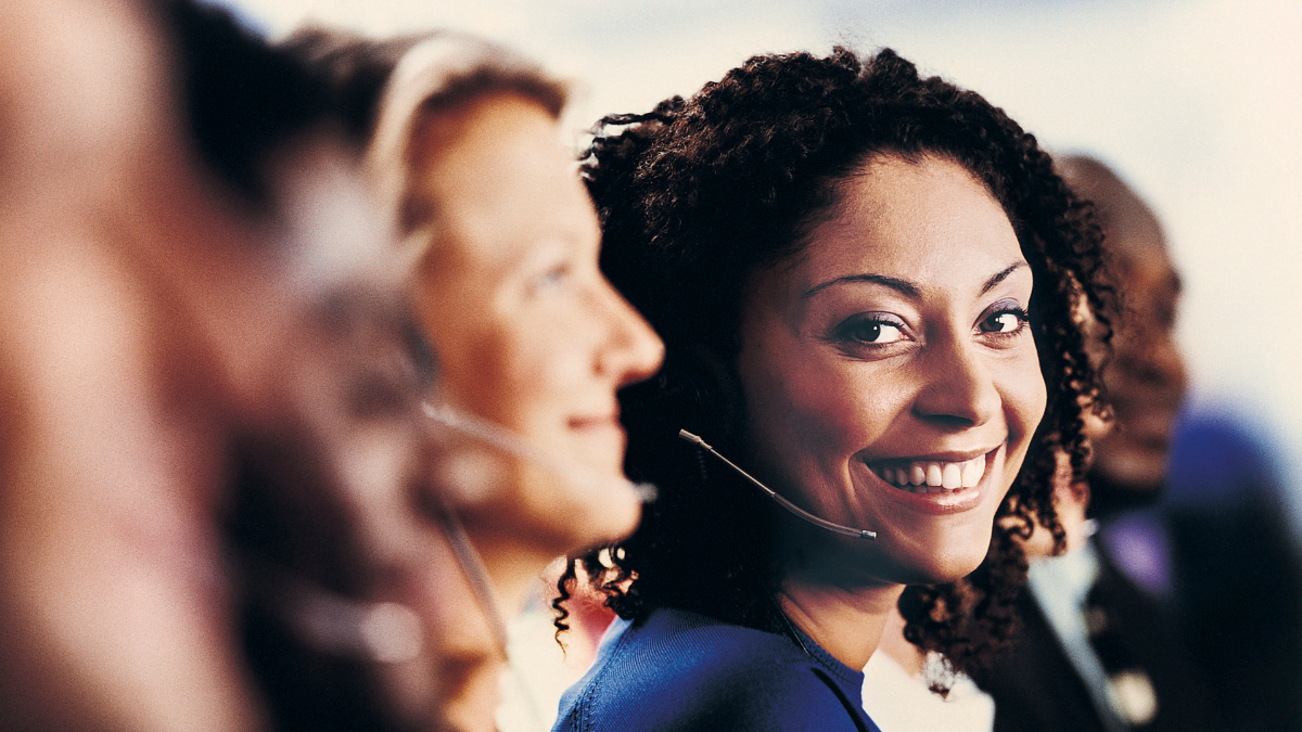 Contact Center Efficiency | Targeted Routing | Happy Call Center Employee